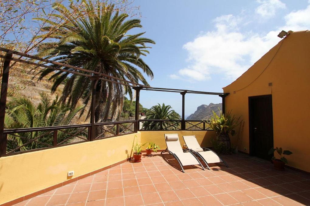 Casa Rural Los Aromos - Wunderschones Landhaus Mit Meerblick Hermigua Bagian luar foto